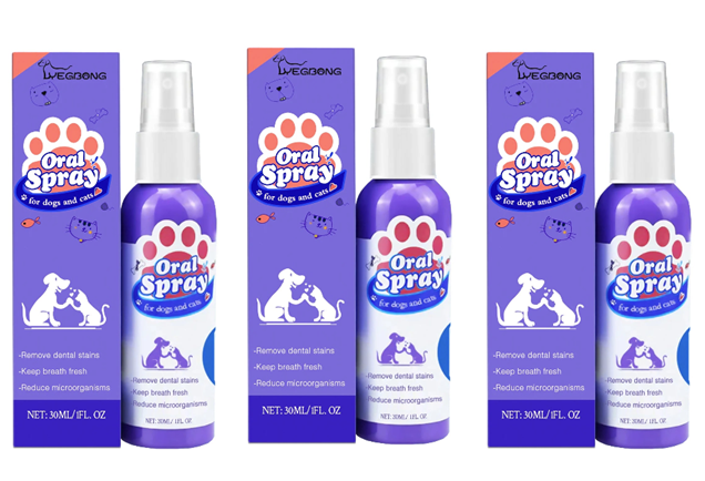 Pet Dental Spray – Fresh Breath & Tartar Control for Dogs & Cats