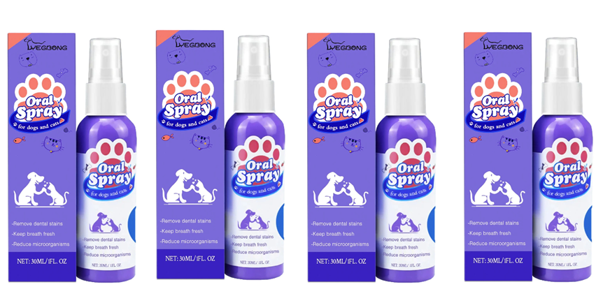 Pet Dental Spray – Fresh Breath & Tartar Control for Dogs & Cats