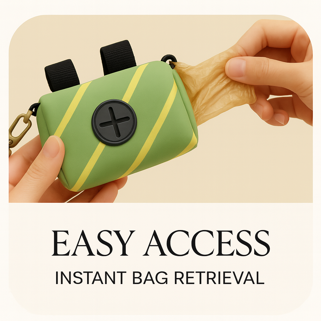 Dog Waste Bag Dispenser – Eco-Friendly Portable Poop Bag Holder