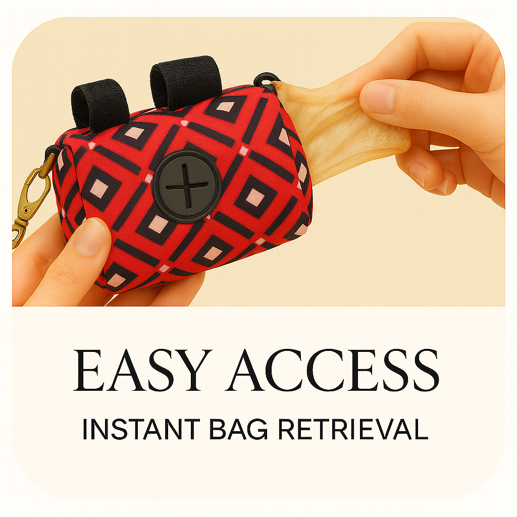 Dog Waste Bag Dispenser – Eco-Friendly Portable Poop Bag Holder