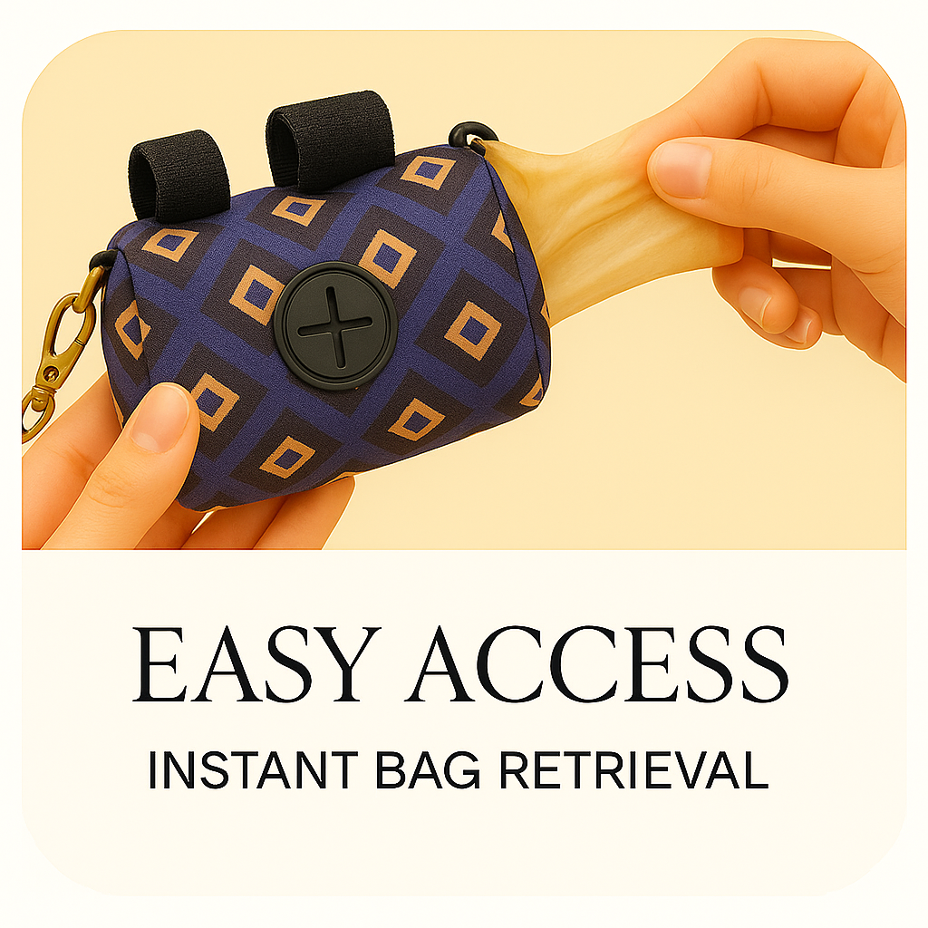Dog Waste Bag Dispenser – Eco-Friendly Portable Poop Bag Holder