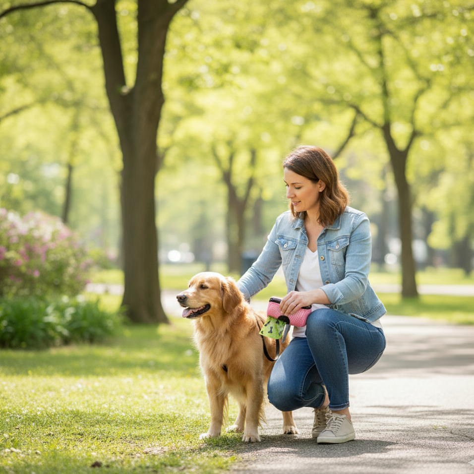 Dog Poop Bag Holder – Portable Pet Waste Bag Dispenser