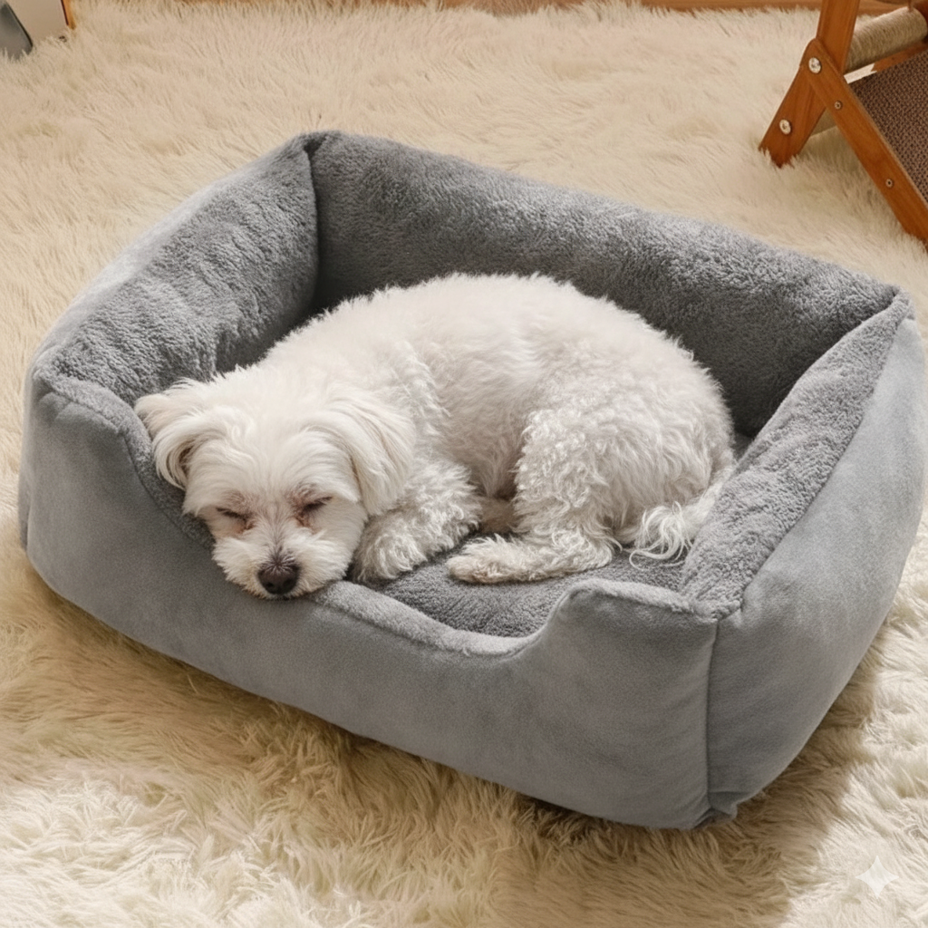 Pet Bed for Cats & Dogs – Comfortable Cushion for Small & Medium Pets