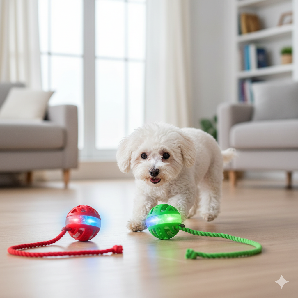Automatic Rolling Dog Ball – Rechargeable Smart Interactive Toy for Dogs