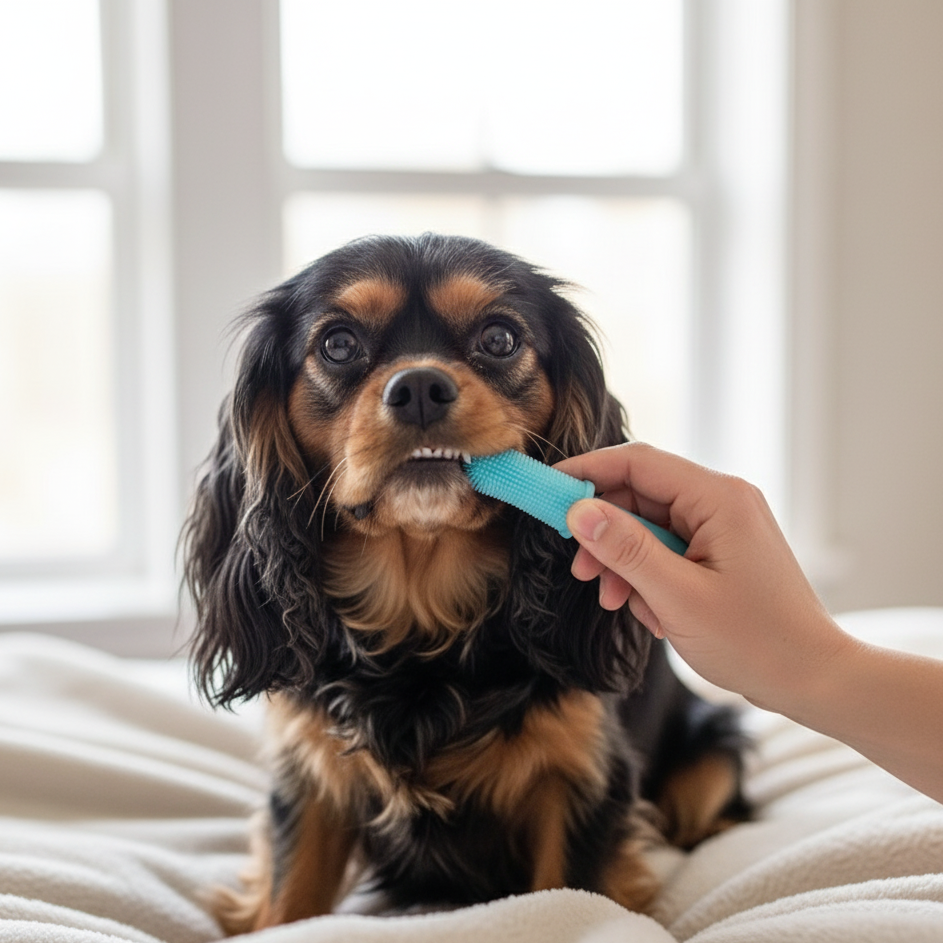 Dog Finger Toothbrush – Soft Silicone Dental Care for Pets & Puppies