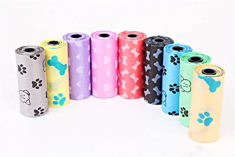Nouveau sac à déjections canines – Sacs biodégradables pour chiens, ramassage des déchets, sacs de propreté pour animaux.