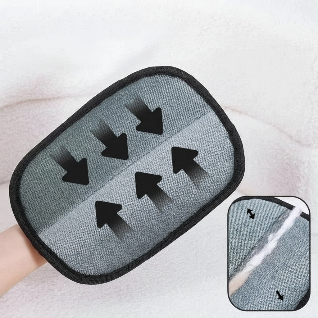 Cat Hair Removal Gloves – Anti-Static Grooming Gloves for Dogs & Cats