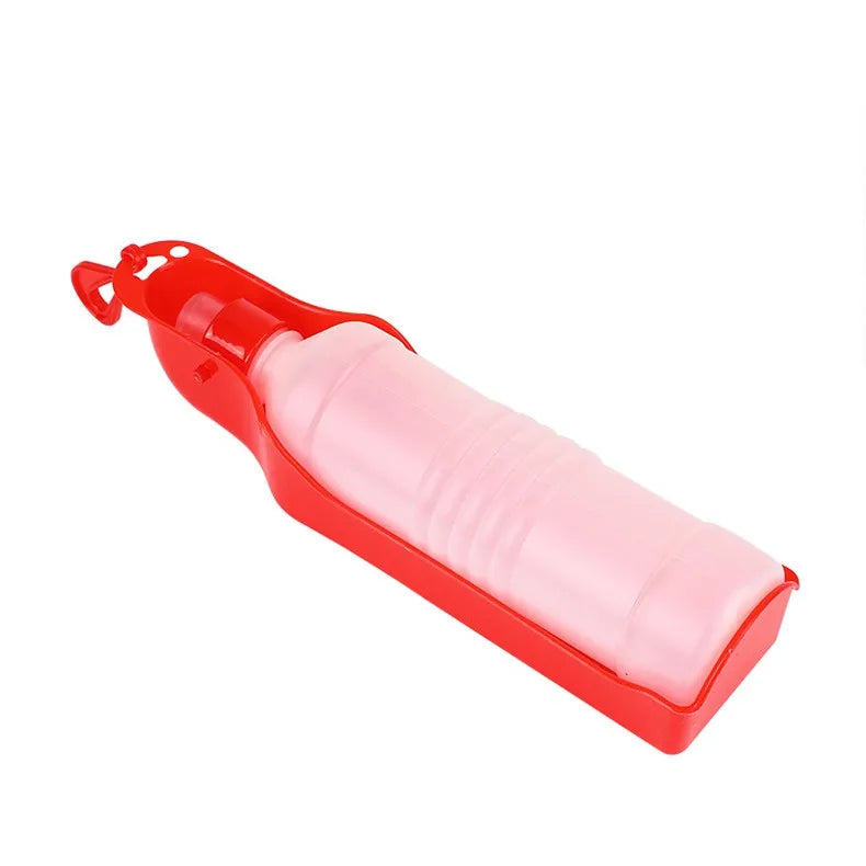 Portable Pet Water Bottle 250ml/500ml – Foldable Travel Drinking Bowl for Dogs