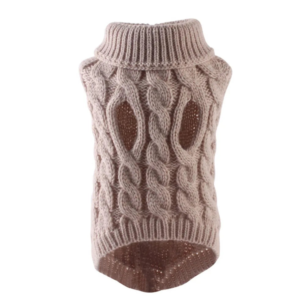 Dog Sweater – Warm Knitted Winter Clothing for Small Pets