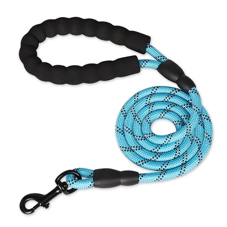 Laisse solide pour chien – renforcée avec poignée souple, 120 à 300 cm