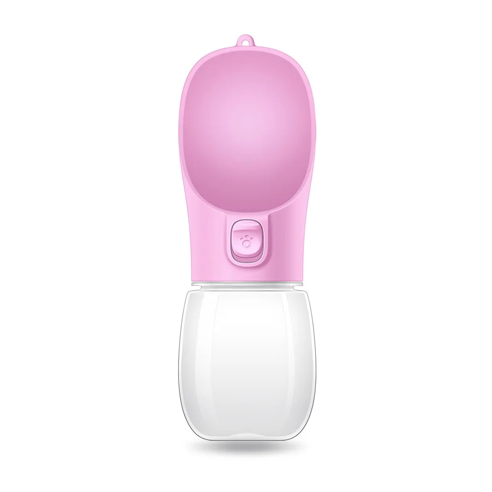 Gourde portable pour chien et chat – bouteille d’eau anti-fuite avec bol intégré