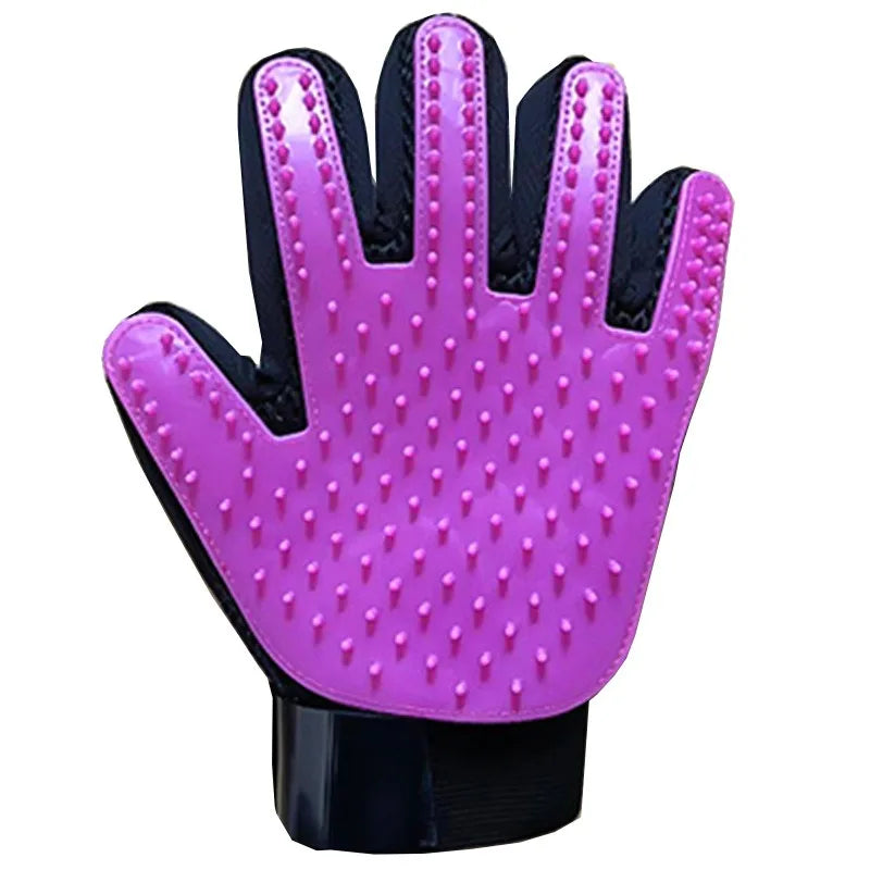 Pet Grooming Gloves – Durable Hair Removal Gloves for Dogs & Cats