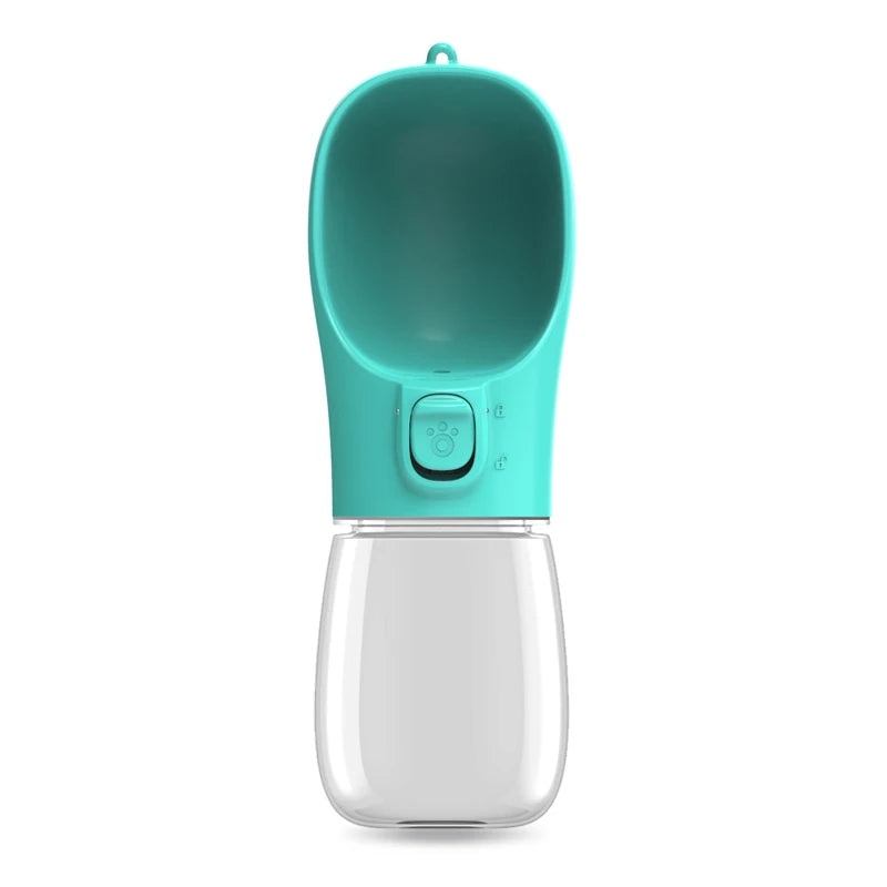 Gourde portable pour chien et chat – bouteille d’eau anti-fuite avec bol intégré
