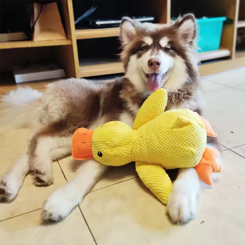 Stomping Duck Dog Toy – Bite Resistant Plush Interactive Toy for Large Dogs