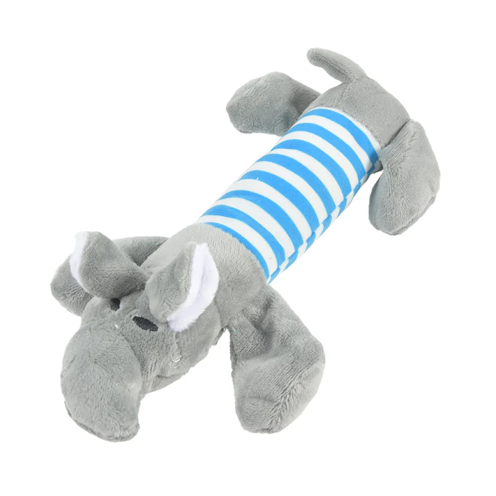 Plush Dinosaur Dog Toy – Interactive Chew Toy for Small Dogs & Cats