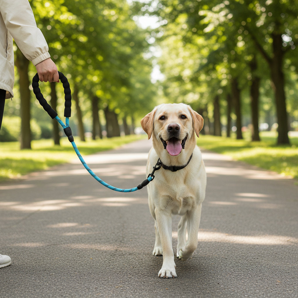 Strong Dog Leash 120-300cm – Soft Handle Lead for Small, Medium & Large Dogs