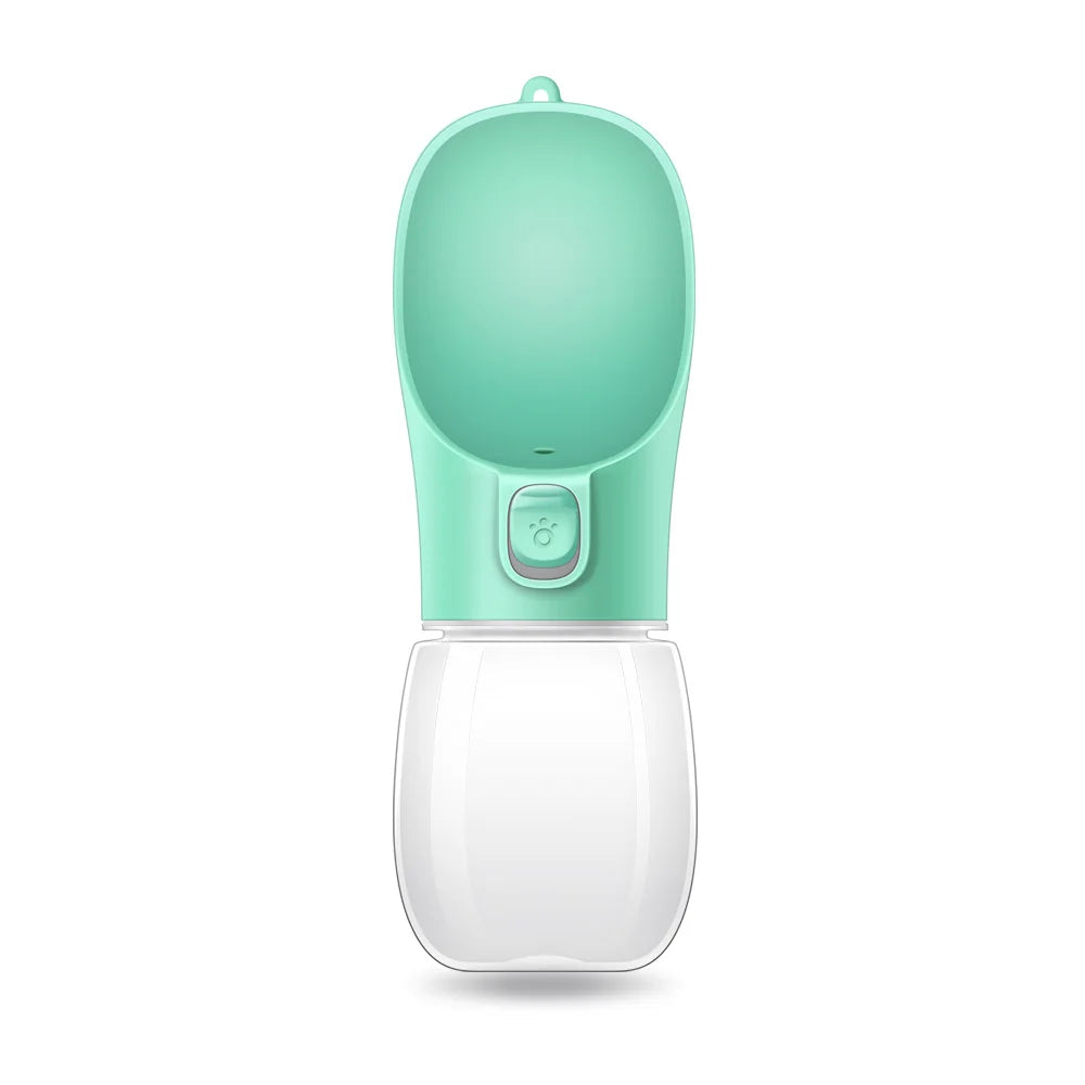 Gourde portable pour chien et chat – bouteille d’eau anti-fuite avec bol intégré
