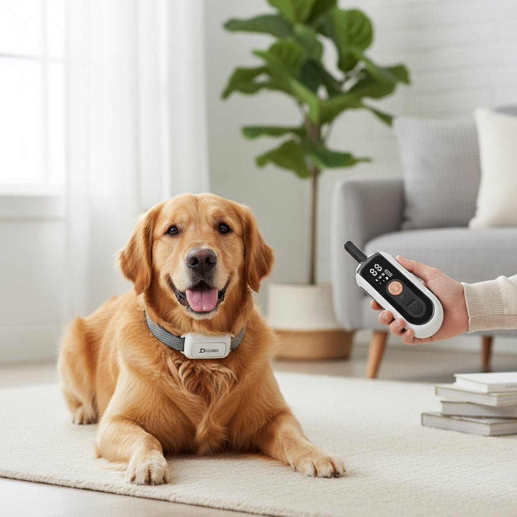 Electric Dog Training Collar – Waterproof Remote Control Anti-Bark Device