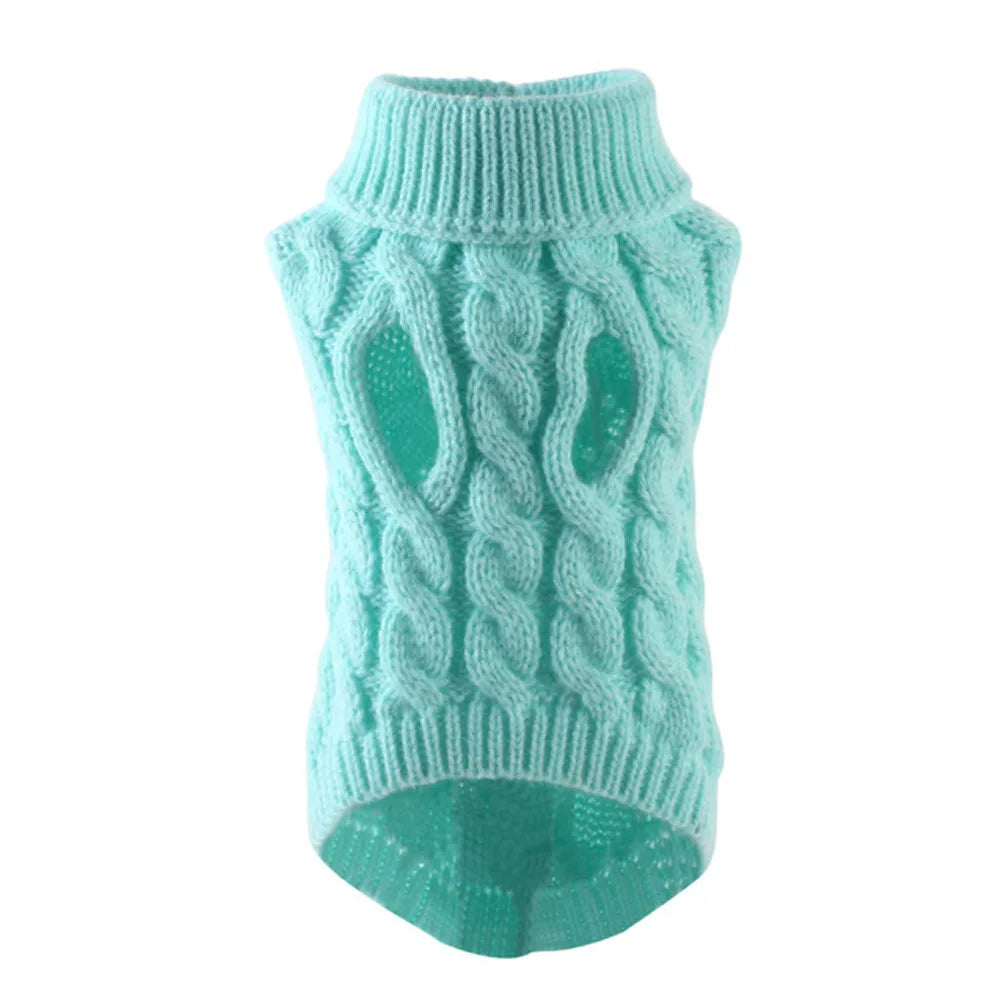 Dog Sweater – Warm Knitted Winter Clothing for Small Pets