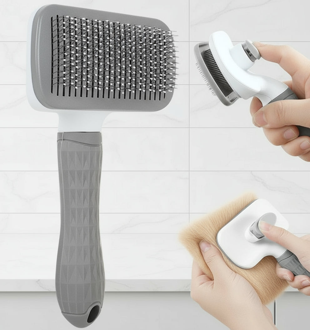 Dog Hair Remover Brush – Grooming Comb for Long Hair Pets