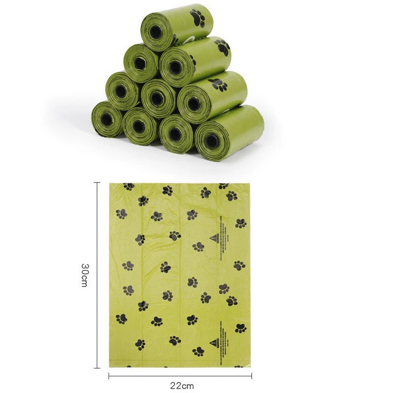 Sacs à déjections pour chiens – rouleaux de sacs solides pour chiots et chiens, pratiques pour ramasser et jeter les excréments.