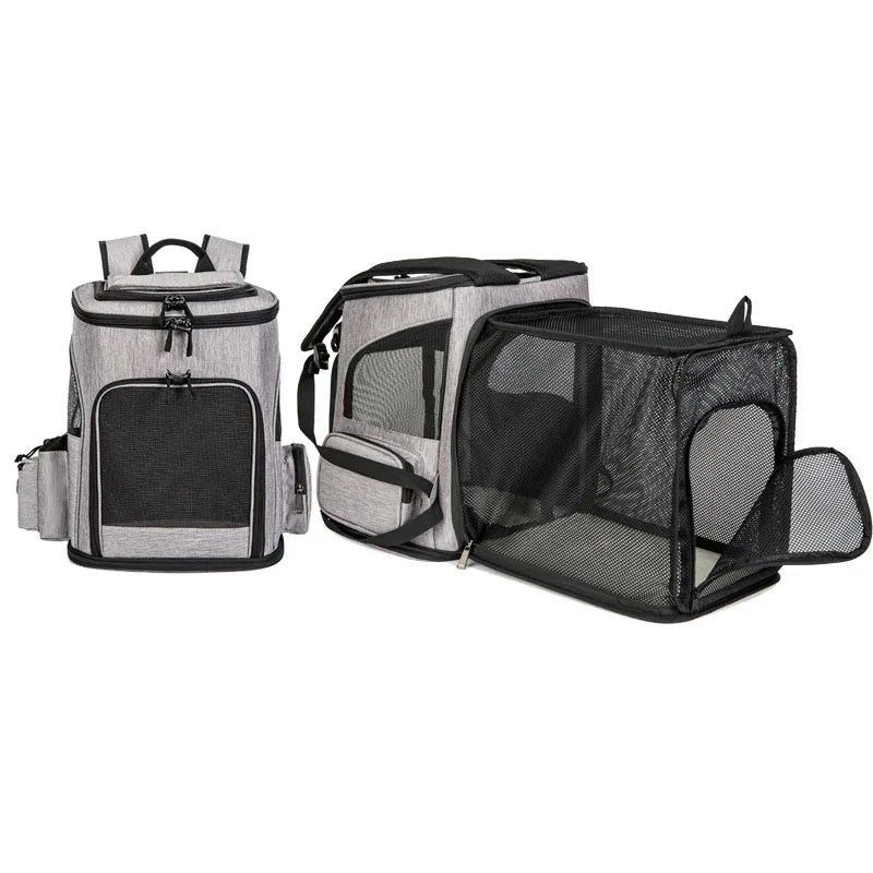 Astronaut Pet Backpack – Expandable Space Capsule Carrier for Cats & Dogs