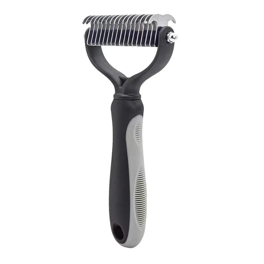 Pet Grooming Comb – Hair Removal & Dematting Brush for Dogs & Cats