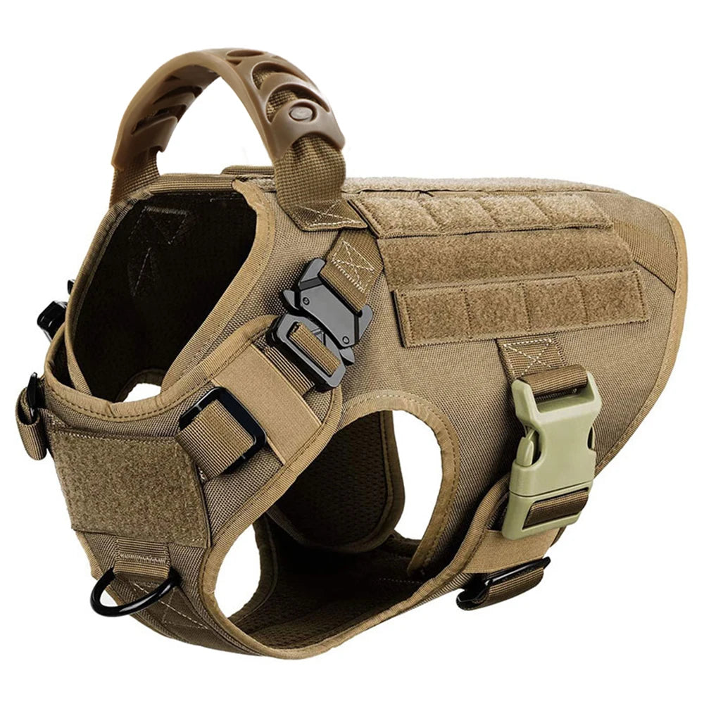 Tactical Dog Harness – Military Training Vest for Large Dogs