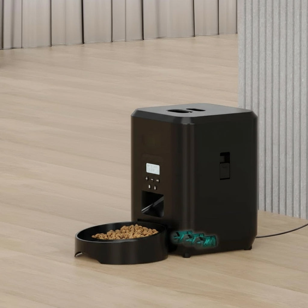Smart Automatic Pet Feeder – Timed Portion Control Food Dispenser for Cats & Dogs