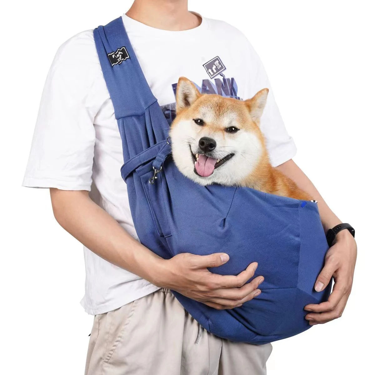 Adjustable Dog Carrier Bag – Comfortable Sling Shoulder Bag for Small Dogs