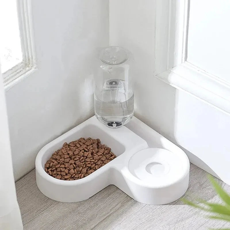 Automatic Pet Water Bowl – Dual-Use Drinking & Feeding Bowl for Dogs & Cats