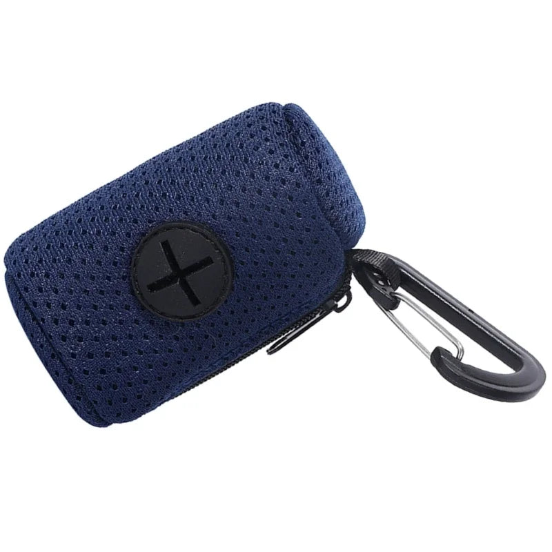 Distributeur de sacs à déjections pour chiens – support pratique pour sacs ramasse-crottes, outil de nettoyage portable pour promenades.