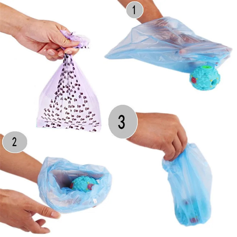 Nouveau sac à déjections canines – Sacs biodégradables pour chiens, ramassage des déchets, sacs de propreté pour animaux.