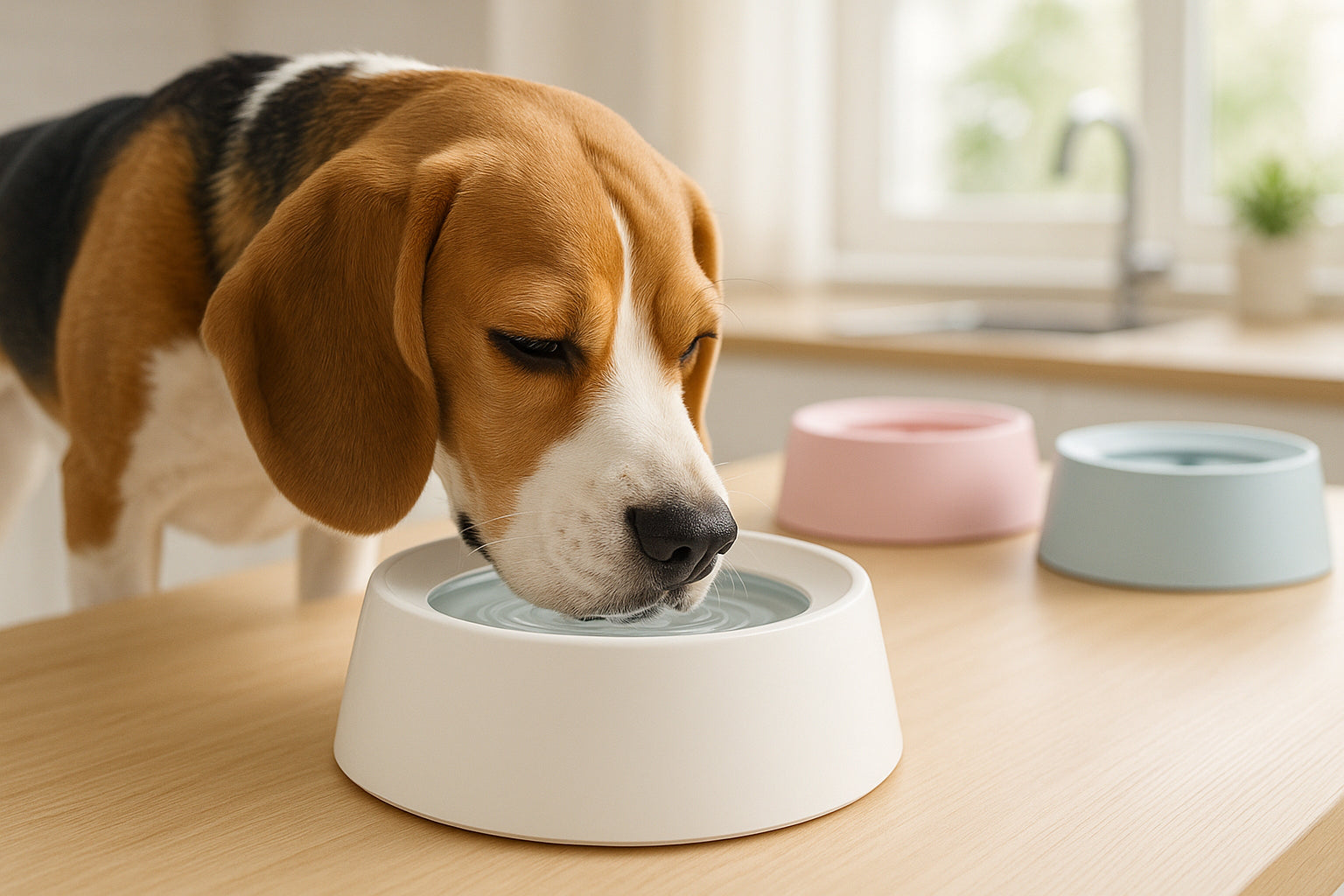 Floating Non-Spill Cat Water Bowl – Anti-Splash Dog Drinking Dispenser