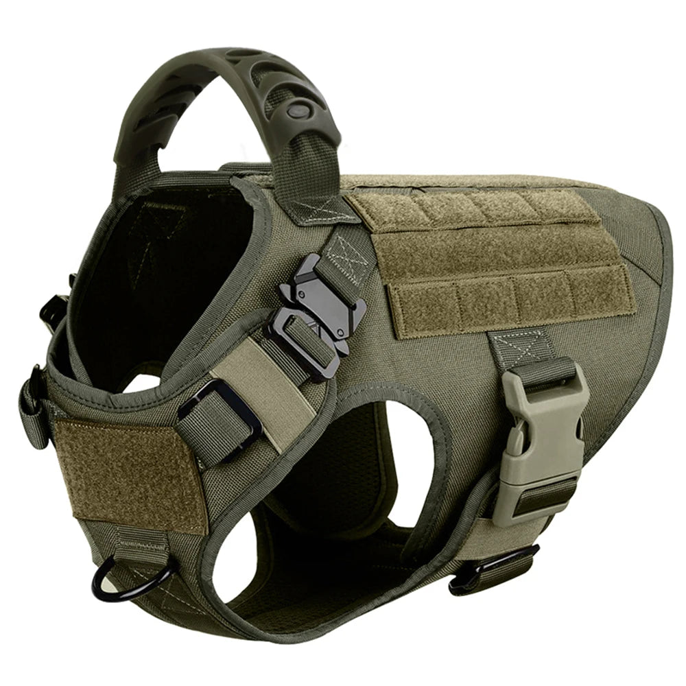 Tactical Dog Harness – Military Training Vest for Large Dogs