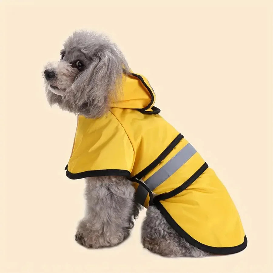 Waterproof Dog Raincoat – Adjustable Windproof Rain Jacket for Dogs