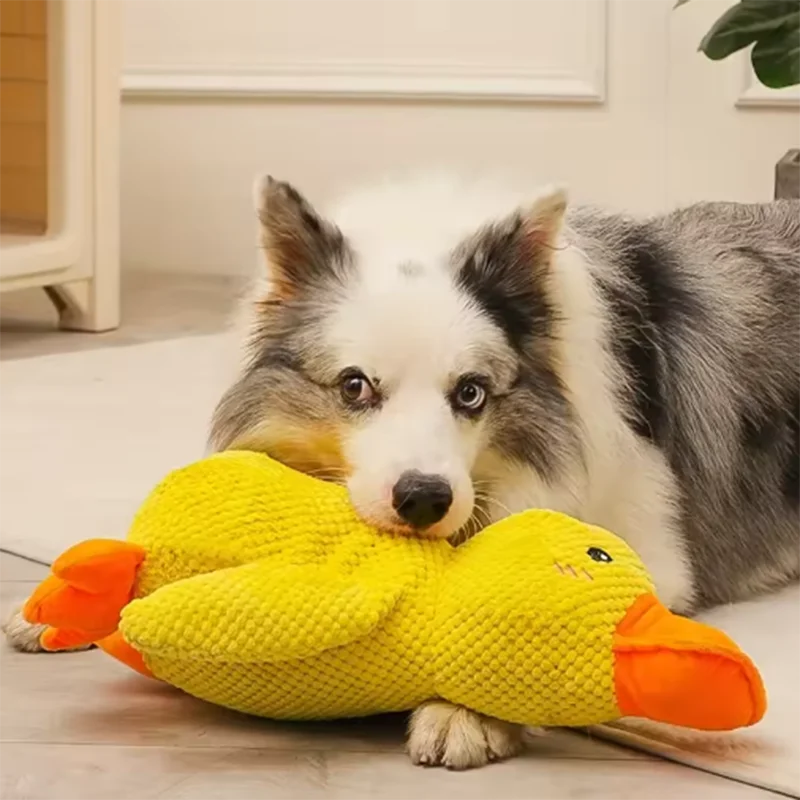 Stomping Duck Dog Toy – Bite Resistant Plush Interactive Toy for Large Dogs