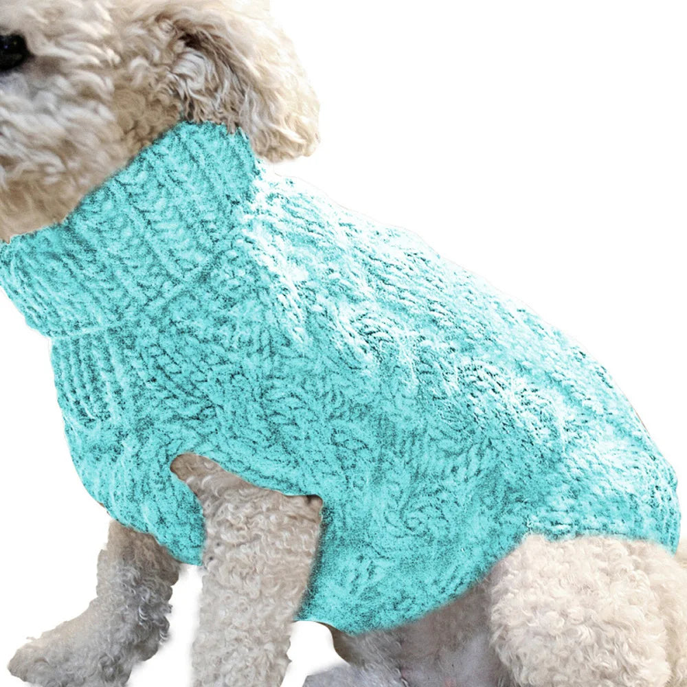 Dog Sweater – Warm Knitted Winter Clothing for Small Pets