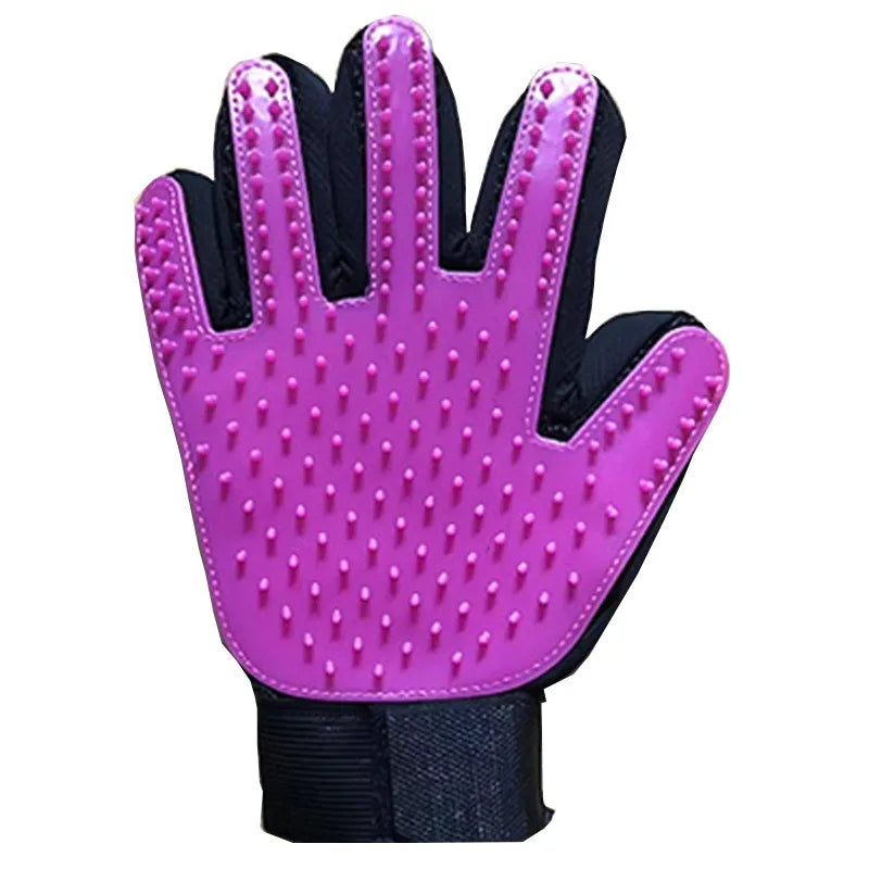 Pet Grooming Gloves – Durable Hair Removal Gloves for Dogs & Cats