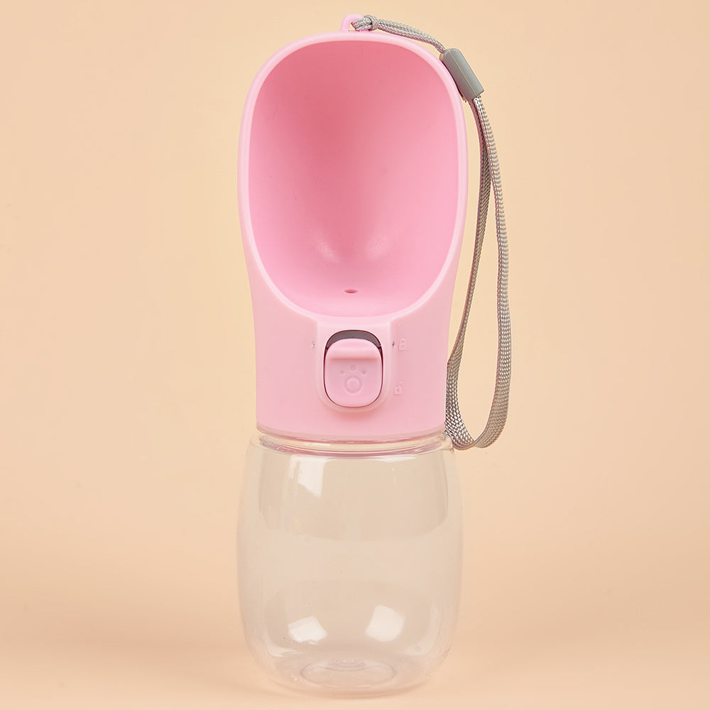 Gourde portable pour chien et chat – bouteille d’eau anti-fuite avec bol intégré