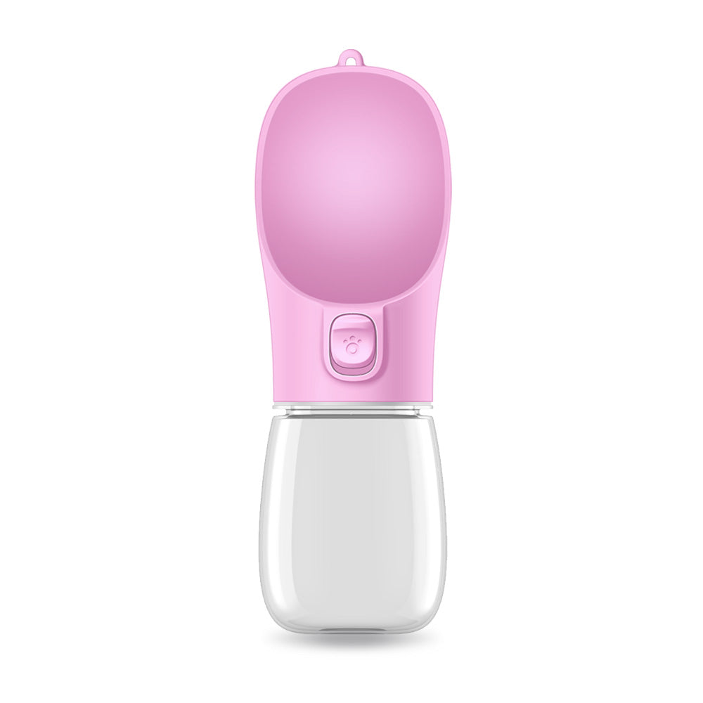 Gourde portable pour chien et chat – bouteille d’eau anti-fuite avec bol intégré