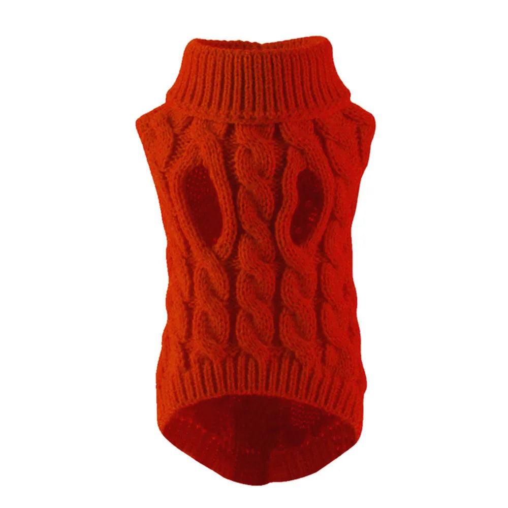 Dog Sweater – Warm Knitted Winter Clothing for Small Pets