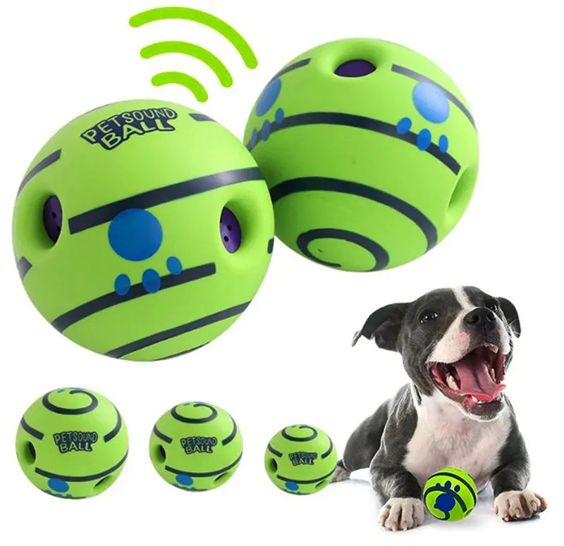 Wobble Wag Giggle Ball – Interactive Sound Toy for Dogs