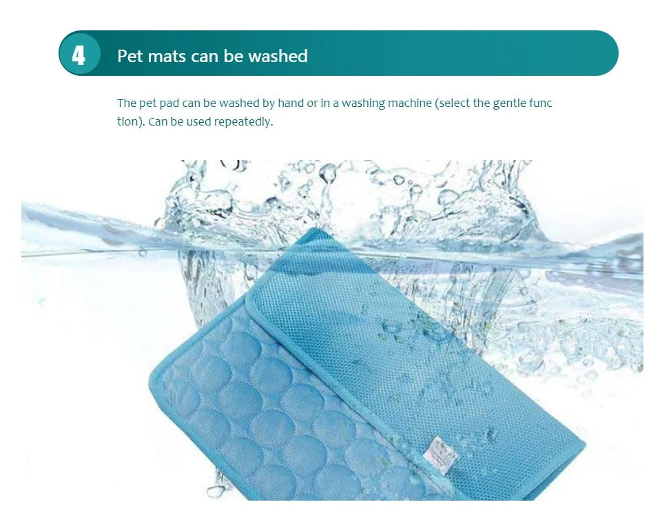 Tapis rafraîchissant pour chien et chat – couverture d’été durable, taille XL