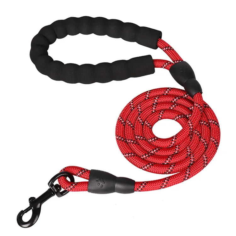 Laisse solide pour chien – renforcée avec poignée souple, 120 à 300 cm