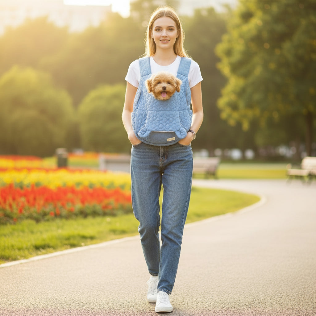 Extra Large Pet Carrier Backpack – Waterproof Chest Bag for Dogs & Cats