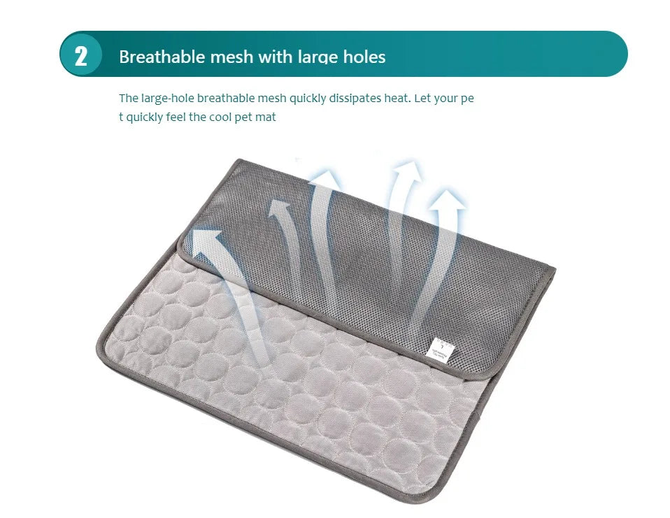 Tapis rafraîchissant pour chien et chat – couverture d’été durable, taille XL