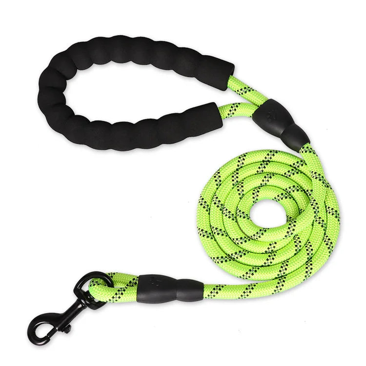 Laisse solide pour chien – renforcée avec poignée souple, 120 à 300 cm