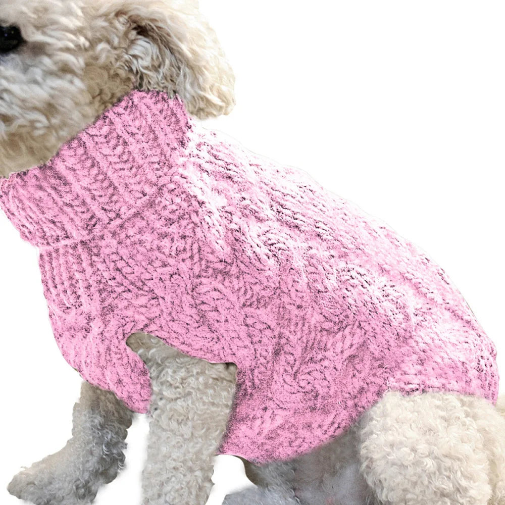 Dog Sweater – Warm Knitted Winter Clothing for Small Pets