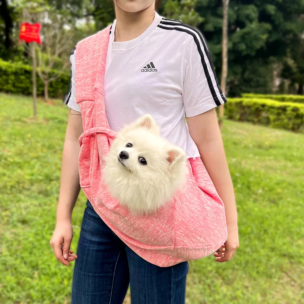 Portable Pet Carrier Bag – Breathable Foldable Shoulder Bag for Small Dogs & Cats